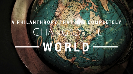 Globe on a table, image used for Ari Monkarsh blog about a philanthropy that's changed the world